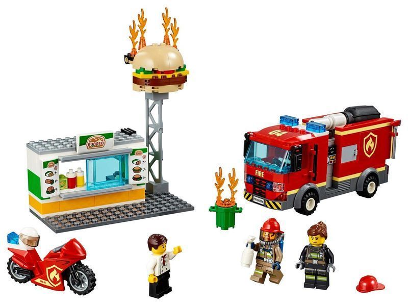 Конструктор LEGO City 60214 Пожежа в бургер-кафе 60214 фото