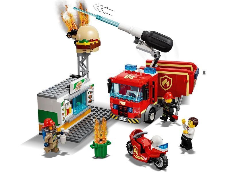 Конструктор LEGO City 60214 Пожежа в бургер-кафе 60214 фото