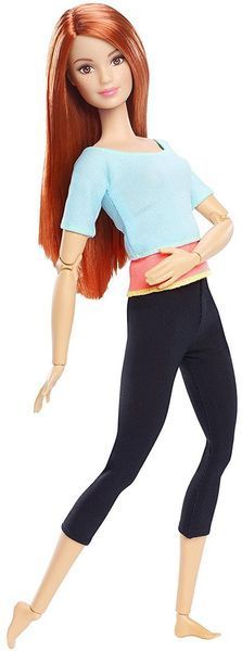 Кукла Барби Йога Безграничные движения голубой топ &mdash; Barbie Made to Move (DPP74) DPP74 фото