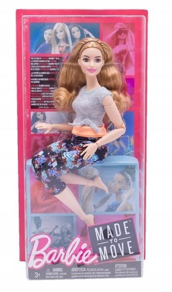 Кукла Барби Йога Безграничные движения пышные формы &mdash; Barbie Made to Move (FTG84) FTG84 фото