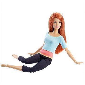 Кукла Барби Йога Безграничные движения голубой топ &mdash; Barbie Made to Move (DPP74) DPP74 фото