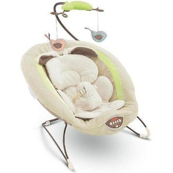 Шезлонг крісло гойдалка Маленький Кролик Делюкс Fisher Price BMF05 BMF05 фото
