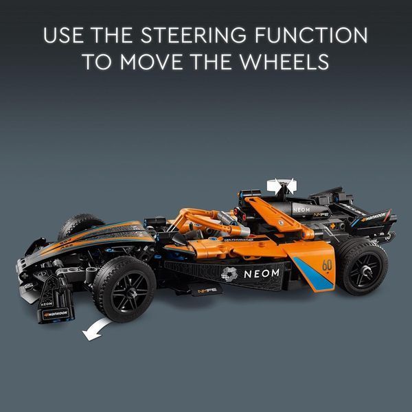Конструктор LEGO Technic 42169 Перегоновий автомобіль Формули Е NEOM McLaren 42169 фото