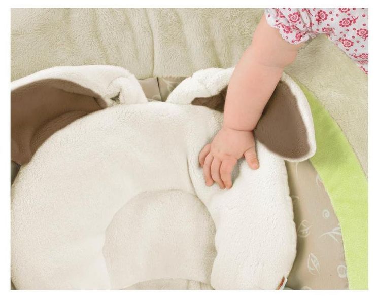 Шезлонг кресло качалка Маленький Кролик Делюкс Fisher Price BMF05 BMF05 фото