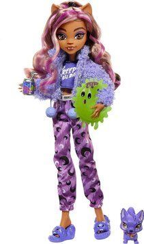 Лялька Monster High Клодін Вульф Піжамна вечірка &mdash; Clawdeen Wolf Creepover Party (HKY67) HKY67 фото