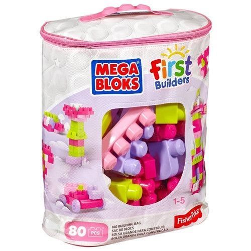 Конструктор Mega Bloks First Builders 80 деталей Рожевий DCH62 DCH62 фото