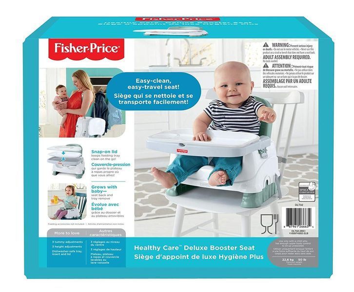 Стульчик бустер для кормления Здоровый уход Делюкс Fisher Price Booster DLT02 DLT02 фото