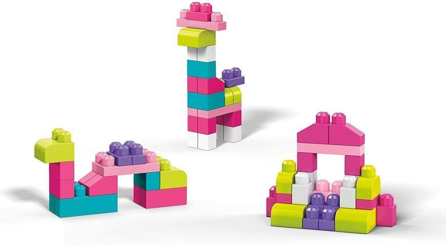 Конструктор Mega Bloks First Builders 80 деталей Рожевий DCH62 DCH62 фото