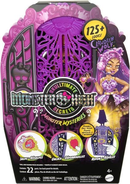 Лялька Monster High Клодін Вульф Шафа з секретами серія 4 &mdash; Clawdeen Wolf Skulltimate Secrets (HXH86) HXH85 фото