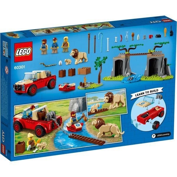 Конструктор LEGO City 60301 Рятувальний позашляховик для звірів 60301 фото