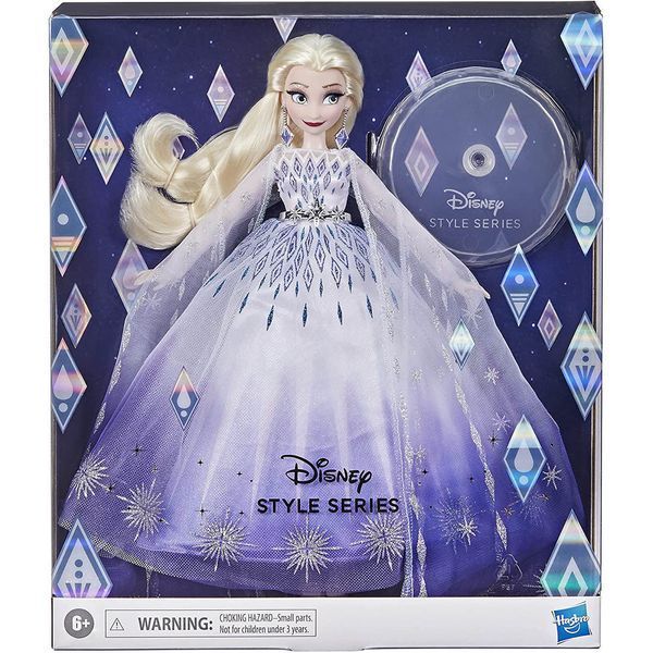 Кукла Эльза Праздничный Выпуск Disney Princess Style Series Holiday Elsa Hasbro F1114 F1114 фото
