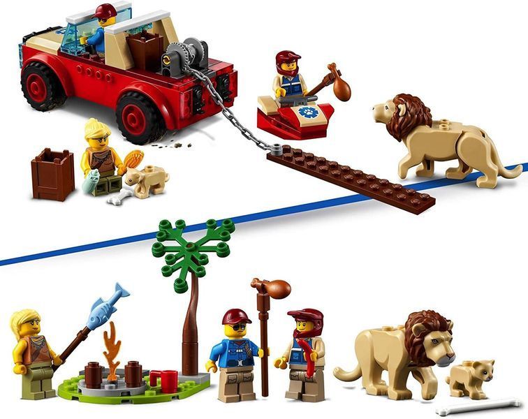 Конструктор LEGO City 60301 Рятувальний позашляховик для звірів 60301 фото