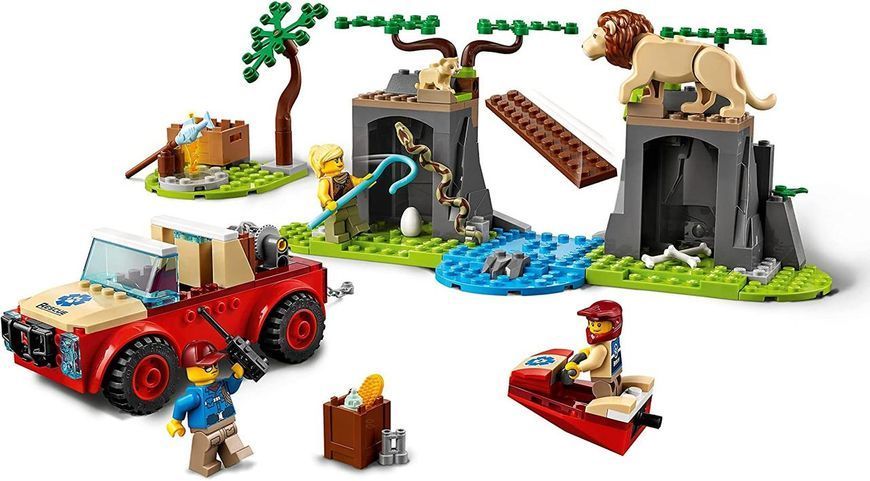 Конструктор LEGO City 60301 Рятувальний позашляховик для звірів 60301 фото