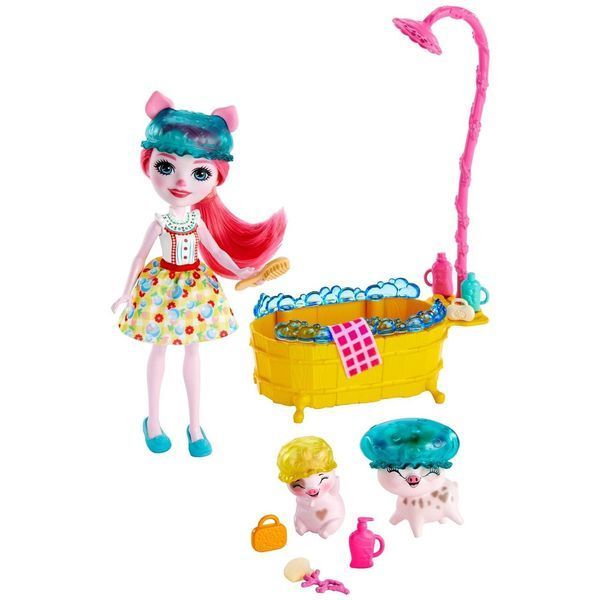 Ігровий набір Enchantimals Банний день &mdash; Petya Pig Bathtime Playset (GJX36) GJX36 фото