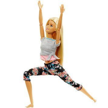 Лялька Барбі Йога Безмежні рухи блондинка &mdash; Barbie Made to Move (FTG81) FTG81 фото