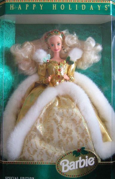 Колекційна лялька Барбі Щасливого Різдва 1994 &mdash; Barbie Happy Holidays (12155) 12155 фото