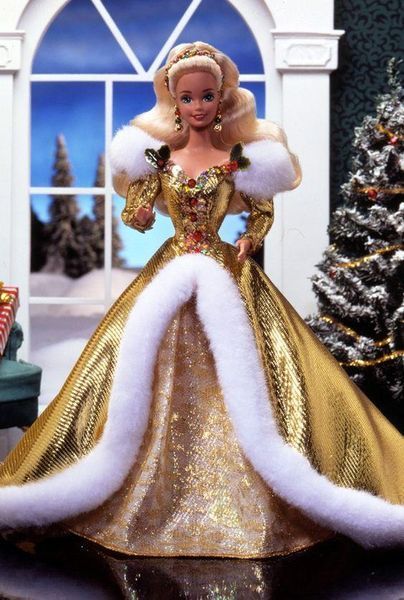 Колекційна лялька Барбі Щасливого Різдва 1994 &mdash; Barbie Happy Holidays (12155) 12155 фото