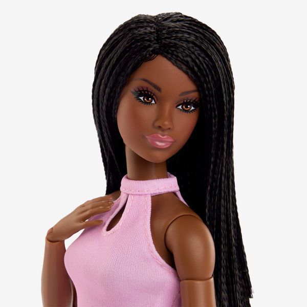 Коллекционная кукла Barbie Looks #21 &mdash; С черными косами в розовом (HRM13) HRM13 фото