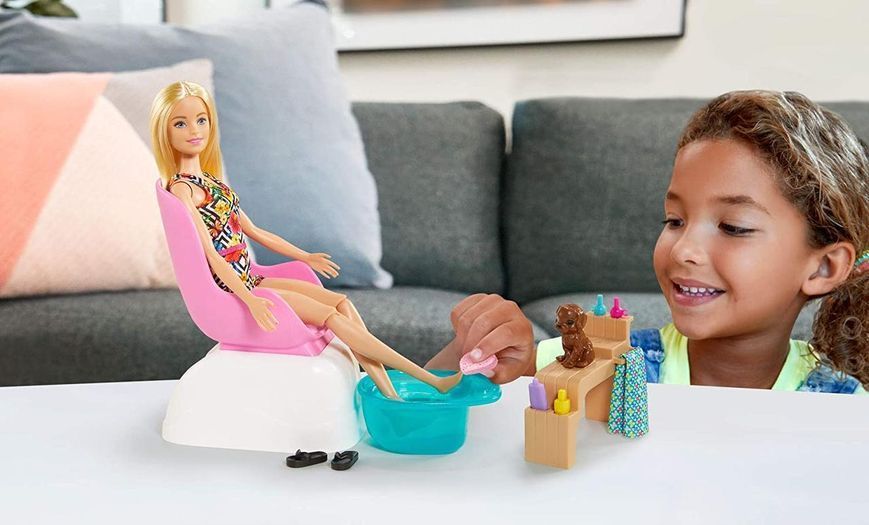 Кукла Барби Салон маникюр и педикюр &mdash; Barbie Mani-Pedi Spa (GHN07) GHN07 фото