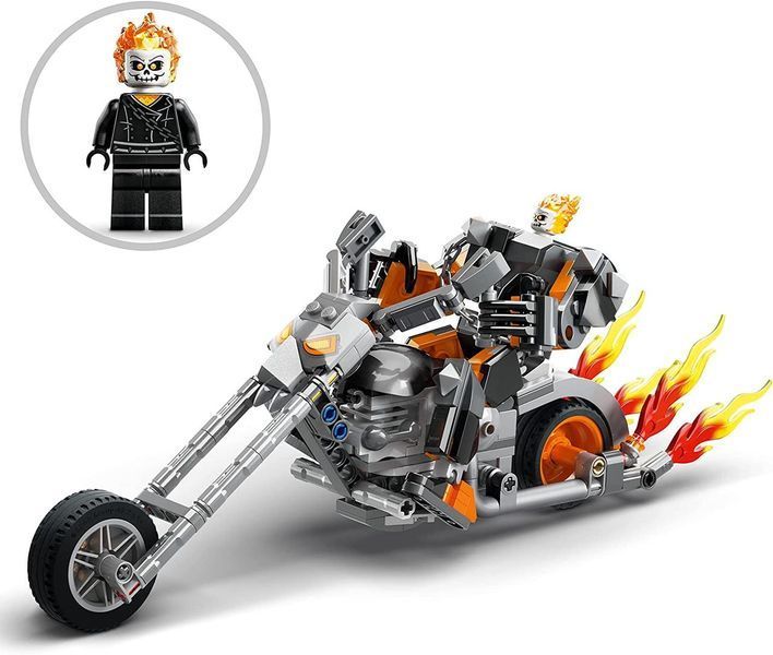 Конструктор LEGO Marvel 76245 Призрачный гонщик: робот и мотоцикл 76245 фото
