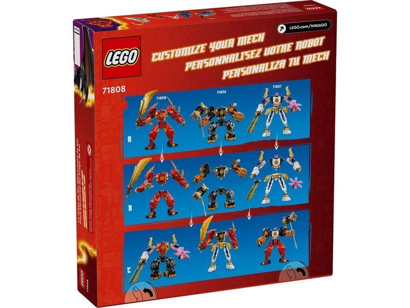 Конструктор LEGO Ninjago 71808 Робот вогняної стихії Кая 71808 фото