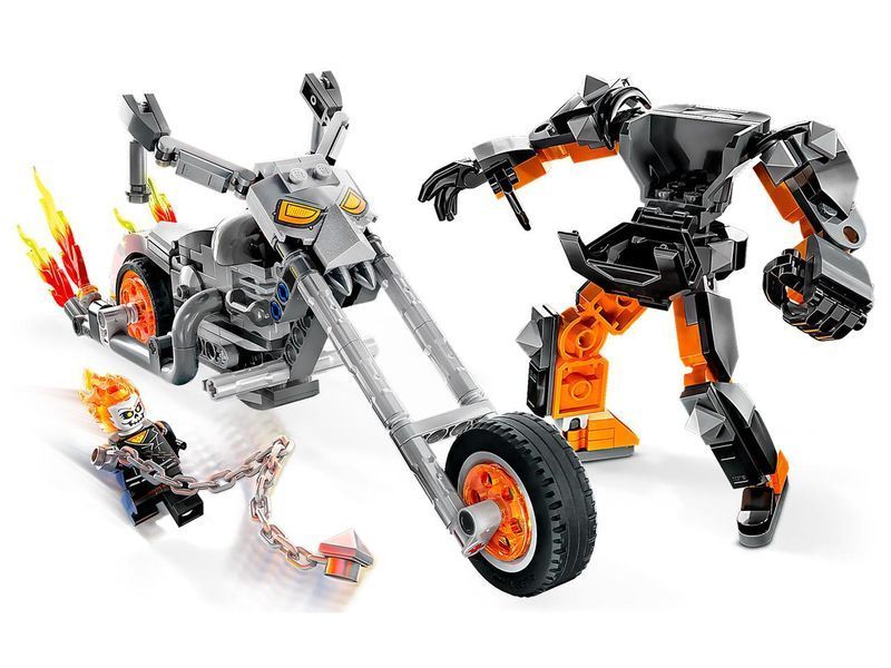Конструктор LEGO Marvel 76245 Призрачный гонщик: робот и мотоцикл 76245 фото