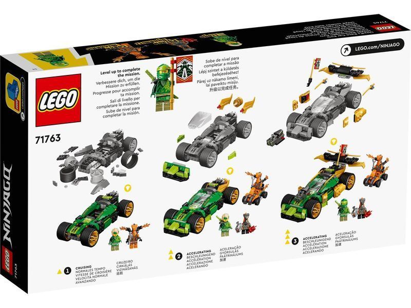 Конструктор LEGO Ninjago 71763 Гоночный автомобиль ЭВО Ллойда 71763 фото