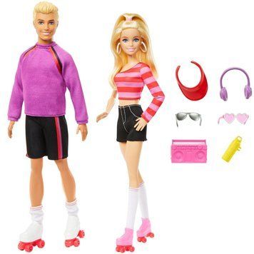 Набір ляльок Барбі та Кен На роликах &mdash; Barbie and Ken Fashionistas (HXK90) HXK90 фото