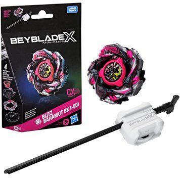 Бейблейд Блиц Бахамут с пусковым устройством &mdash; Beyblade X Blitz Bahamut BK 1-50I CX (G4572) G4572 фото