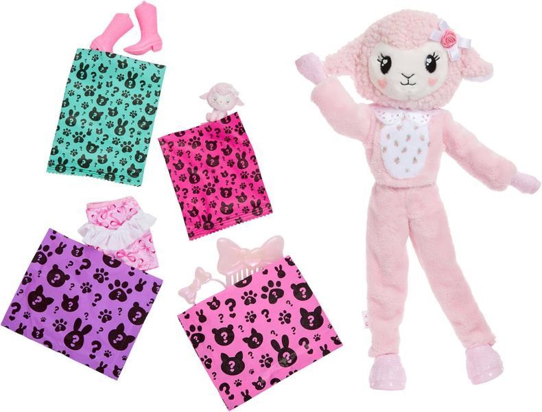 Кукла Барби Сюрприз Милые бантики Ягненок &mdash; Barbie Cutie Reveal Lamb (JJP66) JJP66 фото