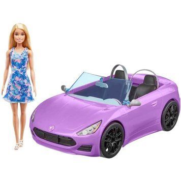 Игровой набор кукла Барби и сиреневый кабриолет &mdash; Barbie Purple Convertible (HBY29) HBY29 фото