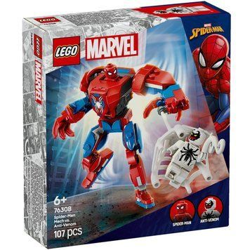 Конструктор LEGO Marvel 76308 Робот Людини-павука проти Антивенома 76308 фото