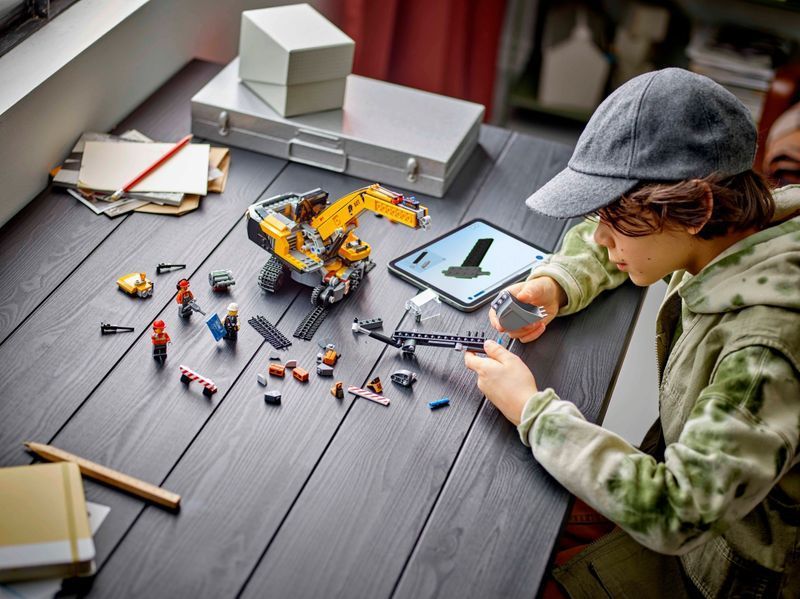 Конструктор LEGO City 60420 Желтый строительный экскаватор 60420 фото