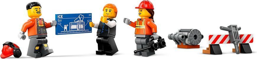 Конструктор LEGO City 60420 Желтый строительный экскаватор 60420 фото