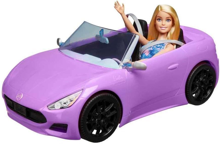 Ігровий набір лялька Барбі та бузковий кабріолет &mdash; Barbie Purple Convertible (HBY29) HBY29 фото