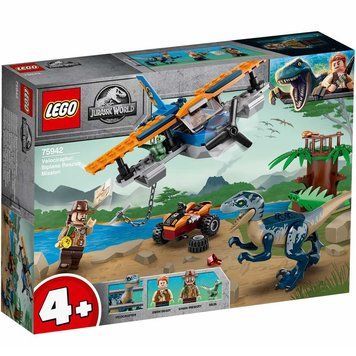 Конструктор LEGO Jurassic World 75942 Велоцираптор: спасение на биплане 75942 фото