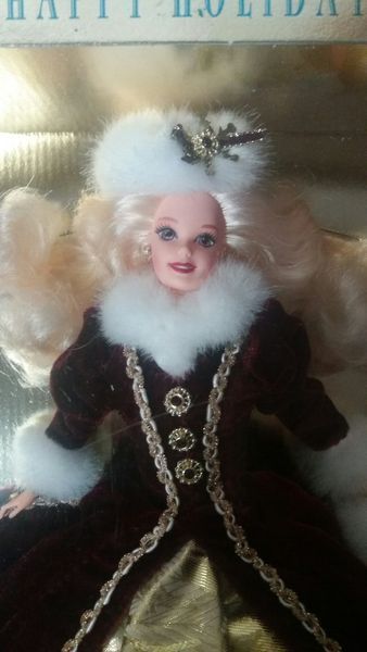 Колекційна лялька Барбі Щасливого Різдва 1996 &mdash; Barbie Happy Holidays (15646) 15646 фото