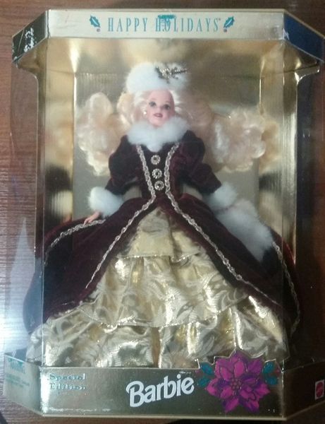 Колекційна лялька Барбі Щасливого Різдва 1996 &mdash; Barbie Happy Holidays (15646) 15646 фото