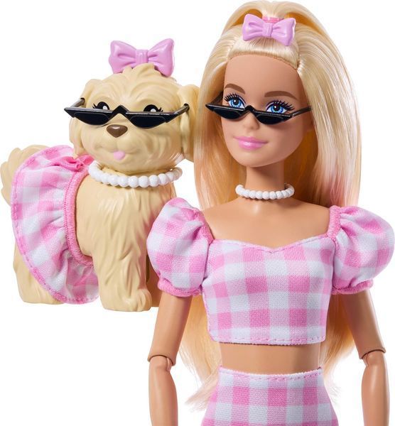 Кукла Барби Парные образы розовая клетка &mdash; Barbie Twinning Looks Couple Puppy (JFP36) JFP36 фото