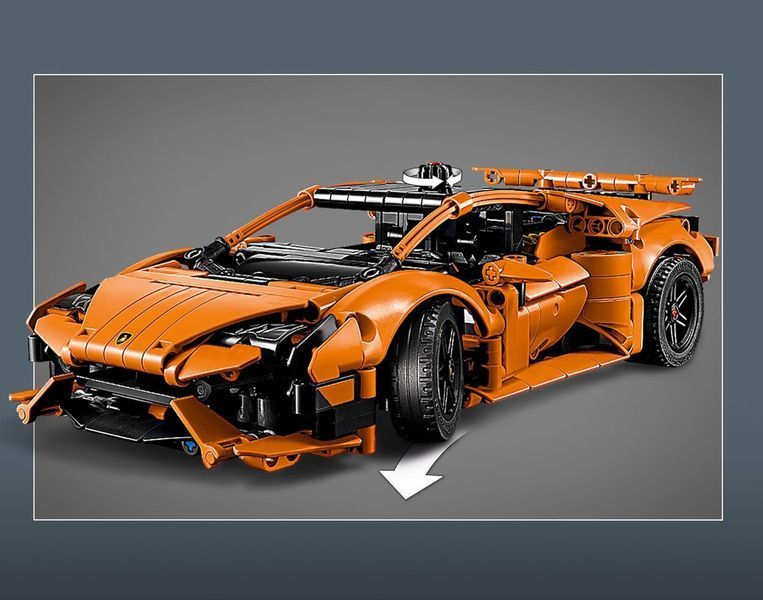 Конструктор LEGO Technic 42196 Lamborghini Huracan Tecnica Orange 42196 фото
