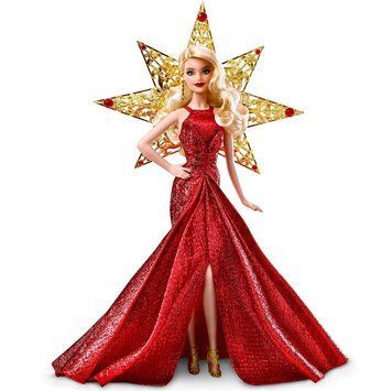 Коллекционная кукла Барби Праздничная 2017 Блондинка &mdash; Barbie Holiday (DYX39) DYX39 фото