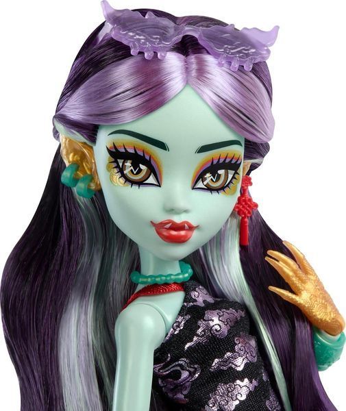 Лялька Monster High Джинафаєр Лонг Базова Покоління 3 &mdash; Jinafire Long Basic G3 with Accessories and Pet (HYV58) HYV58 фото