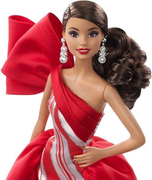 Колекційна лялька Барбі Святкова 2019 Брюнетка &mdash; Barbie Holiday (FXF03) FXF03 фото
