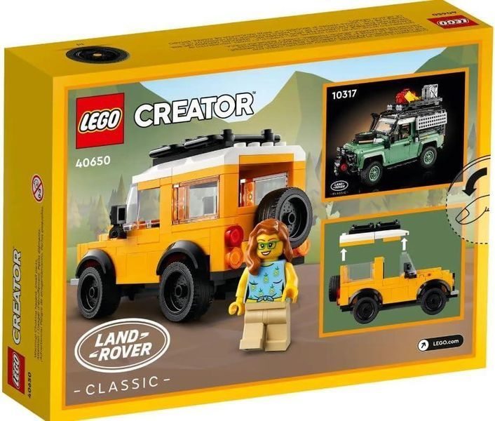 Конструктор LEGO Creator 40650 Ленд Ровер Classic Defender 40650 фото