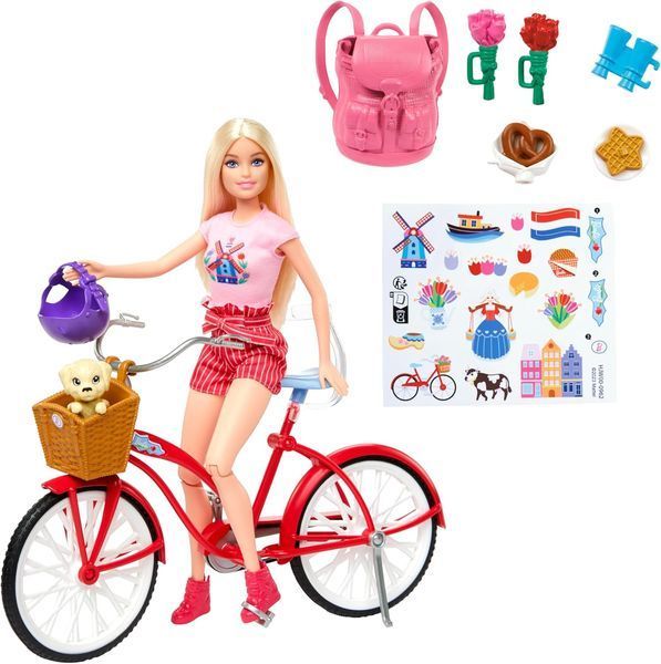 Лялька Барбі Рожевий паспорт Нідерланди &mdash; Barbie Pink Passport (HWJ00) HWJ00 фото