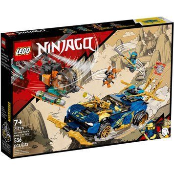 Конструктор LEGO Ninjago 71776 Перегоновий автомобіль ЕВО Джея і Нії 71776 фото