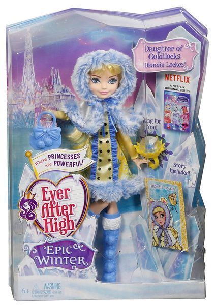 Лялька Ever After High Блонді Локс Епічна Зима &mdash; Blondie Locks Epic Winter (DKR66) DKR66 фото