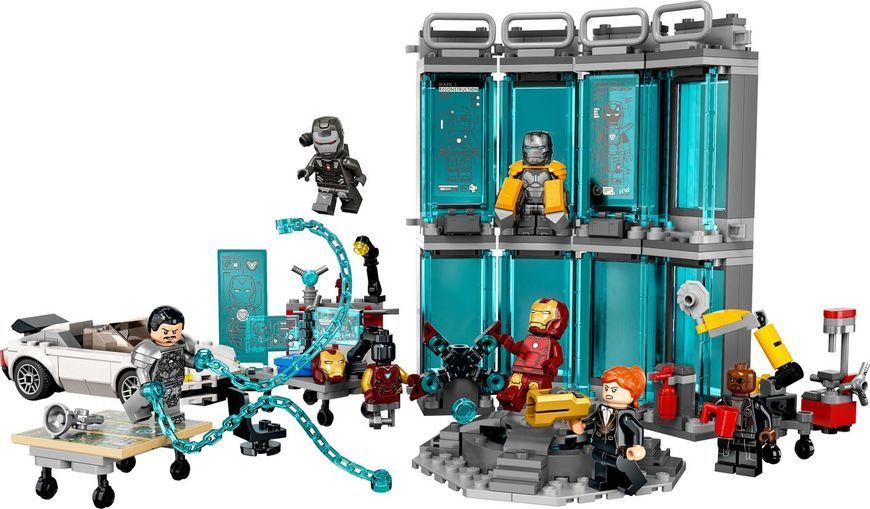 Конструктор LEGO Marvel 76216 Арсенал Железного человека 76216 фото