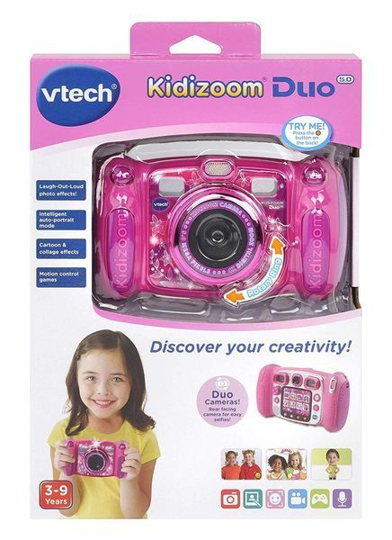 Детский фотоаппарат с видео записью розовый Vtech Kidizoom Camera DUO 5.0 80-507153 фото