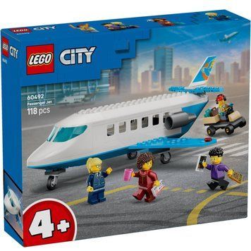 Конструктор LEGO City 60492 Пасажирський літак 60492 фото